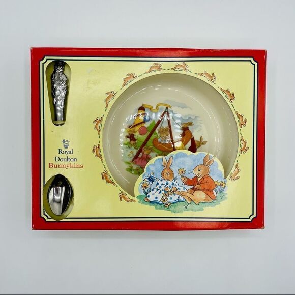 NWT - Royal Doulton Bunnykins Porcelain Nursery Set - Picture 1 of 2